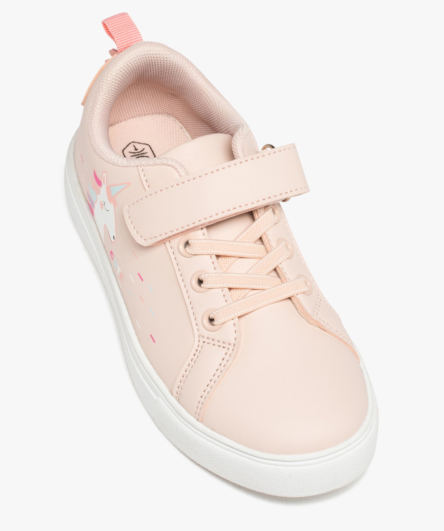 Tennis à motif licorne avec fermeture scratch fille du 31 a... rose | GEMO