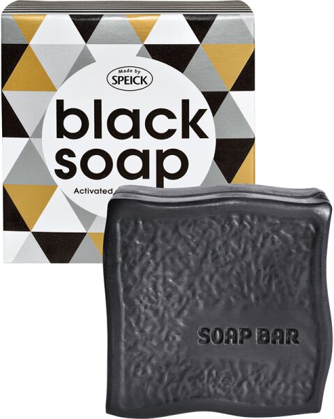 Speick Naturkosmetik Made by Speick Black Soap Aktivkohle Stückseife