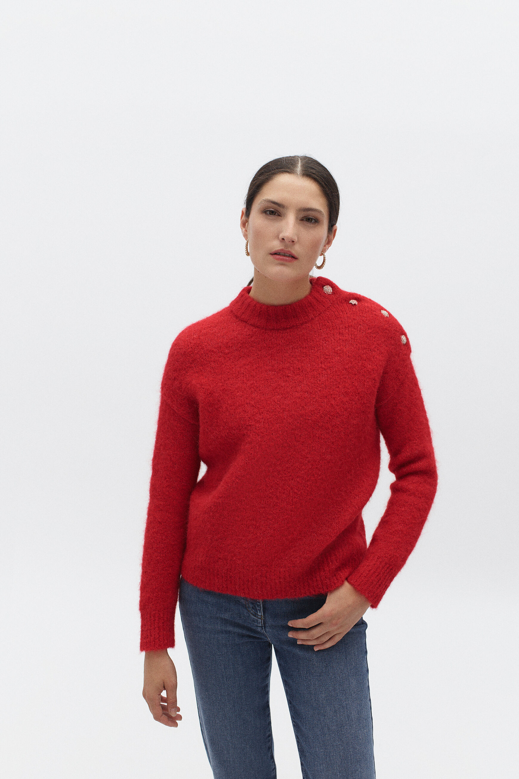 pull grace rouge femme