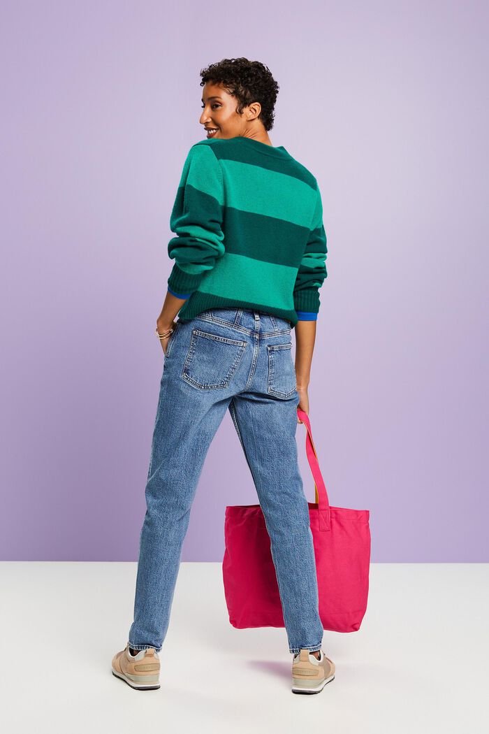 Retro-Classic-Jeans mit mittlerer Bundhöhe