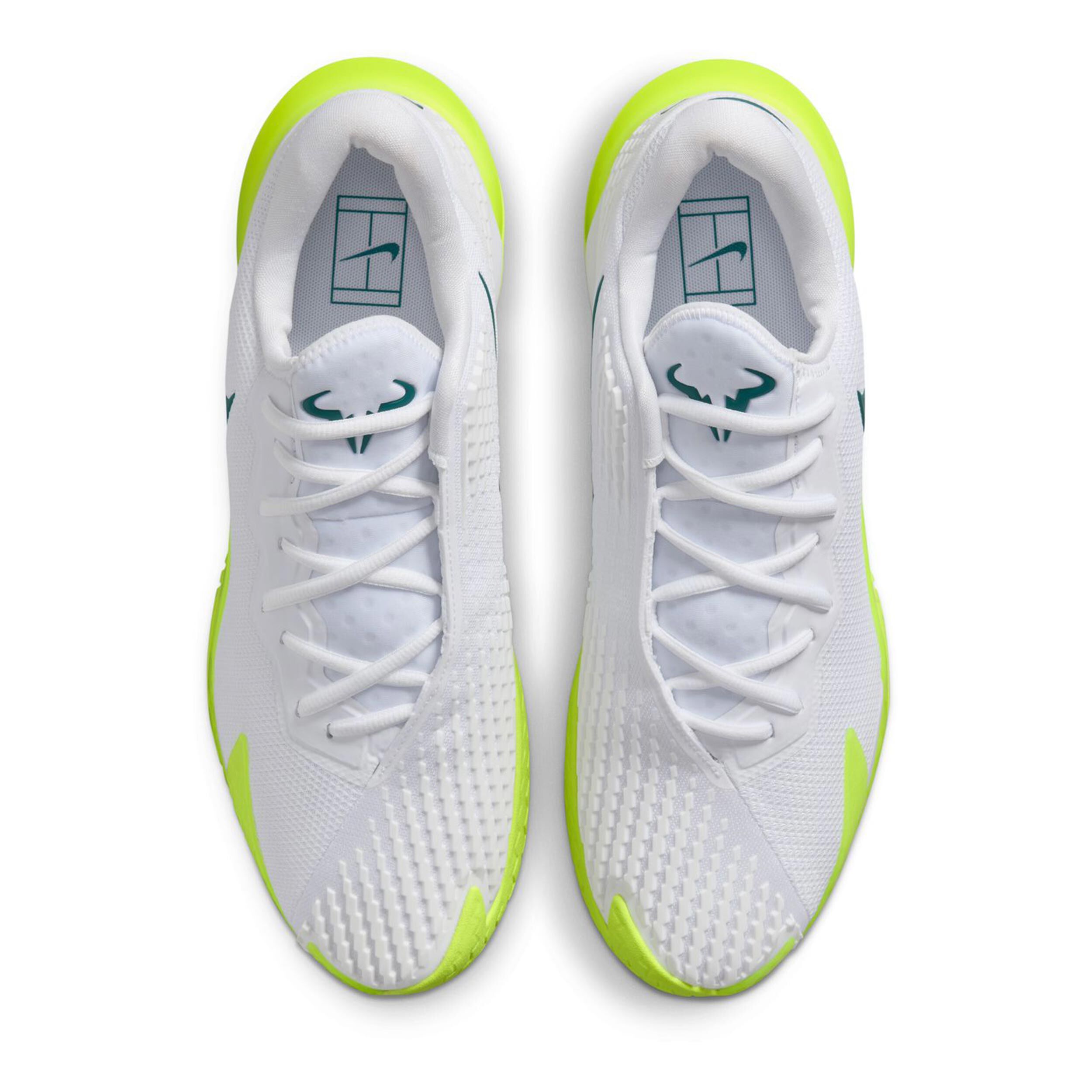 Zoom Vapor Cage 4 Rafa AC Allcourtschuh Herren - Weiß, Neongelb