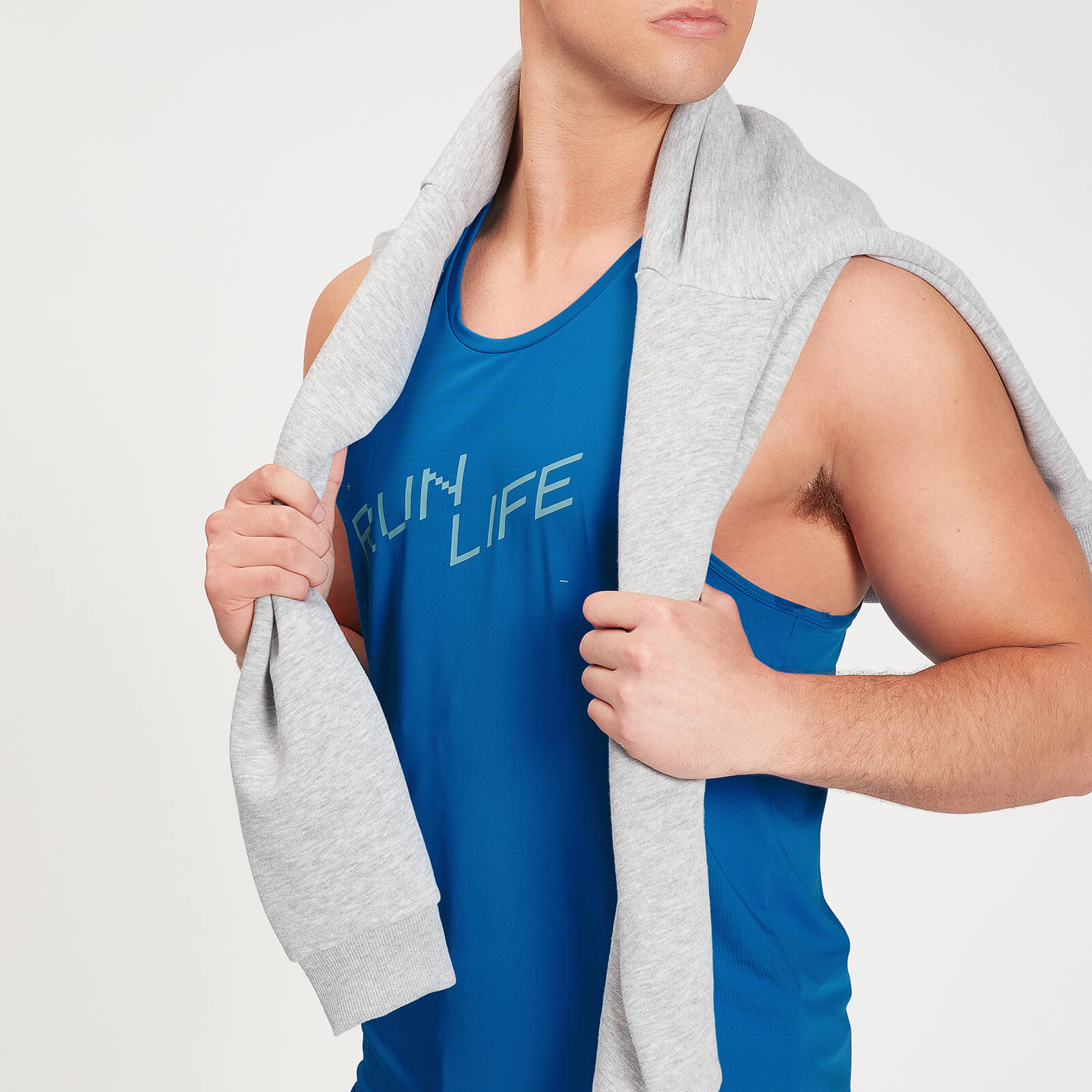 Débardeur MP Graphic Running pour hommes – Bleu pur