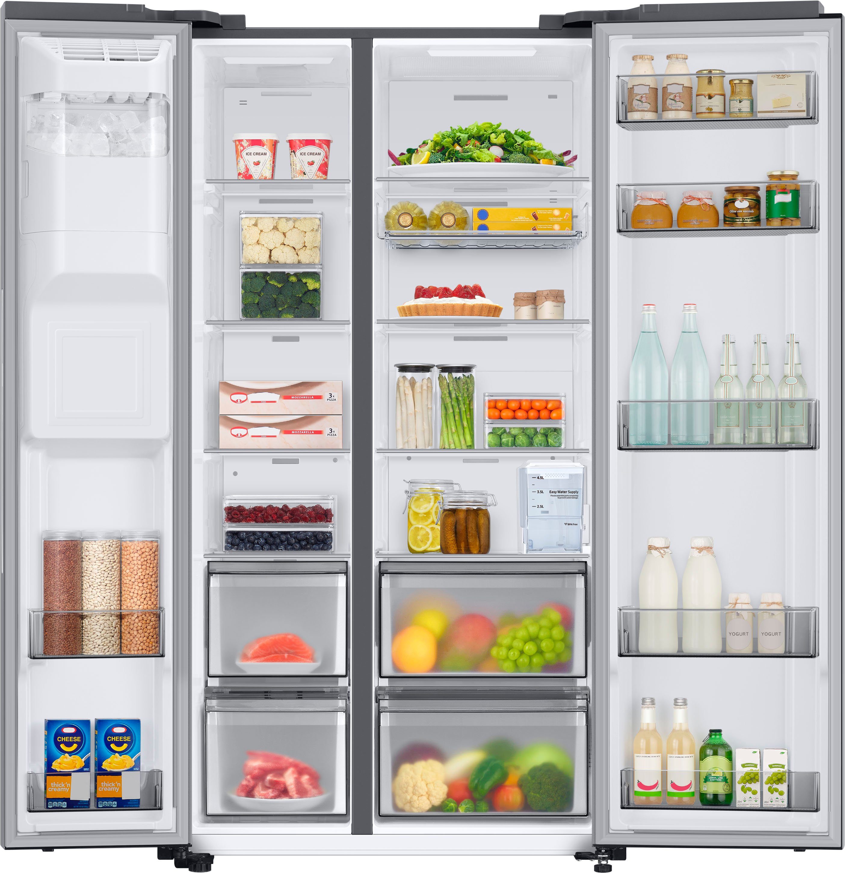 Samsung Side-by-Side RS6GA8532SL, 178 cm hoch, 91,2 cm breit