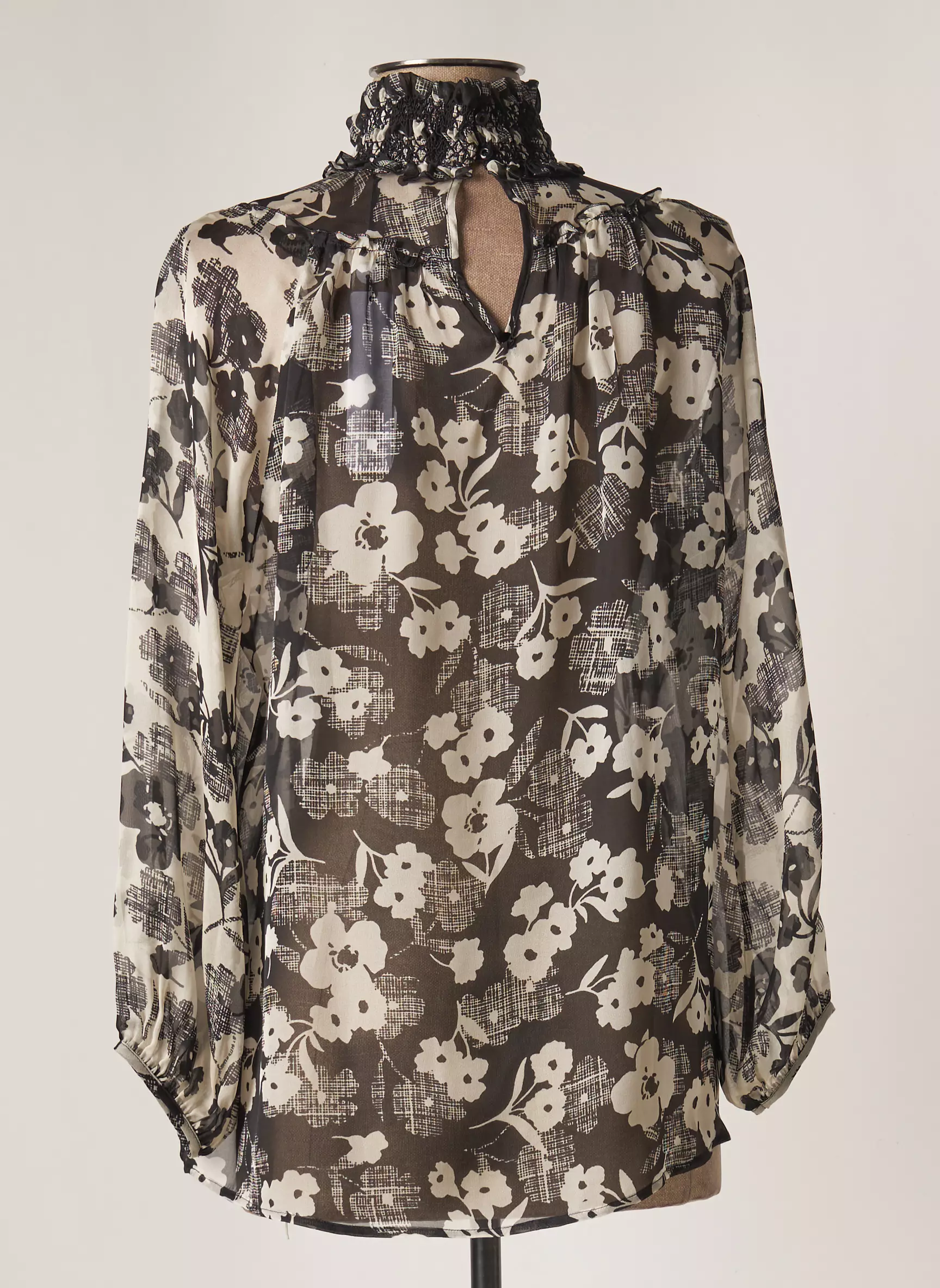 High Blouses Femme couleur noir