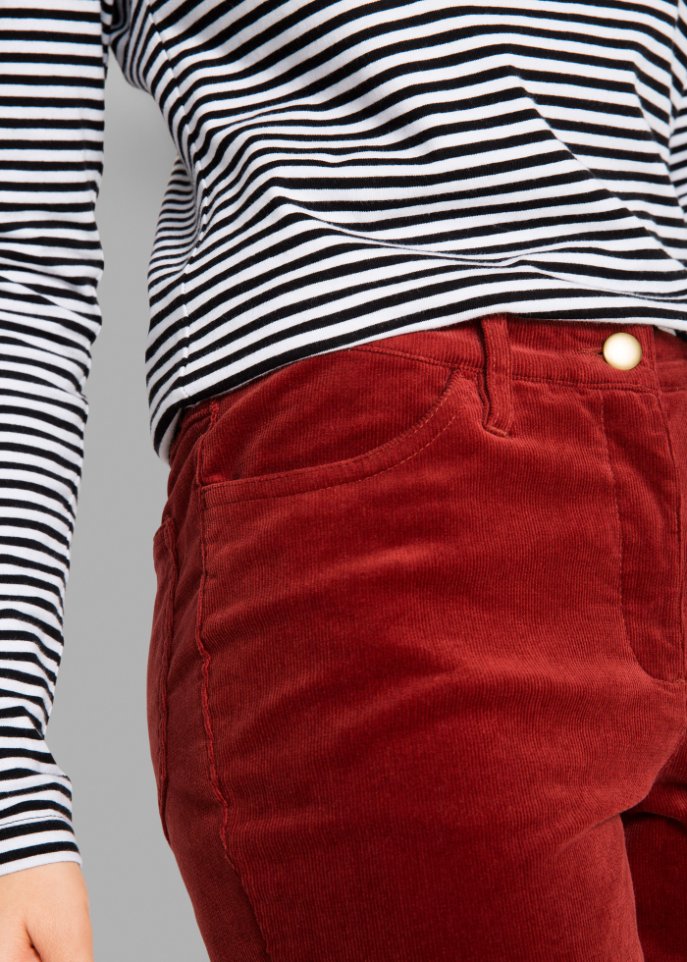 Stretch-Cordhose, Straight
