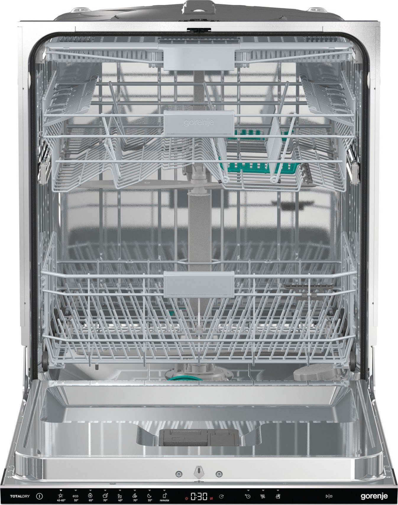 GORENJE vollintegrierbarer Geschirrspüler, GV673C60, 16 Maßgedecke, automatische Türöffnung