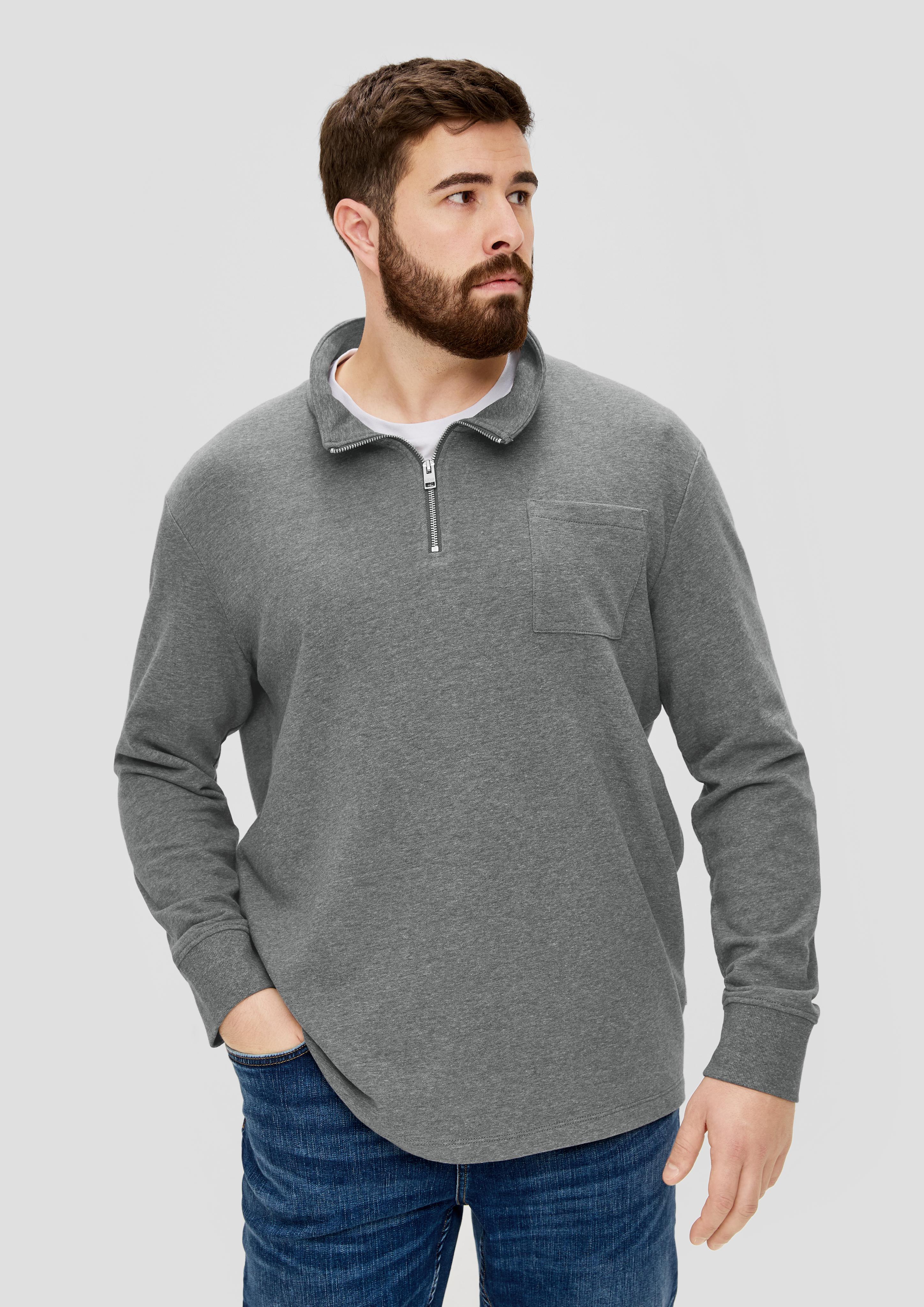 Sweatshirt mit Brusttasche  2139748-9730