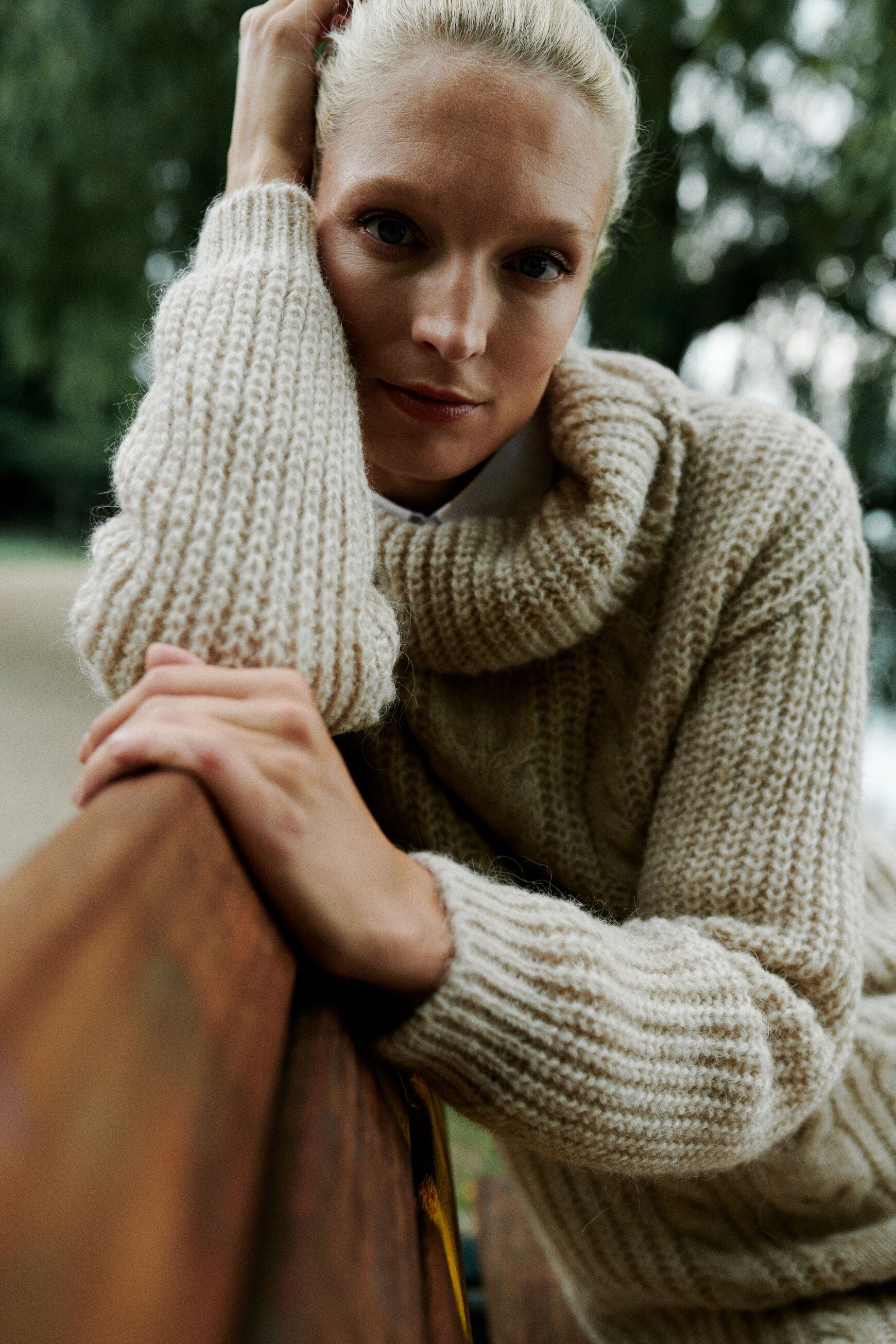 robe dona beige femme