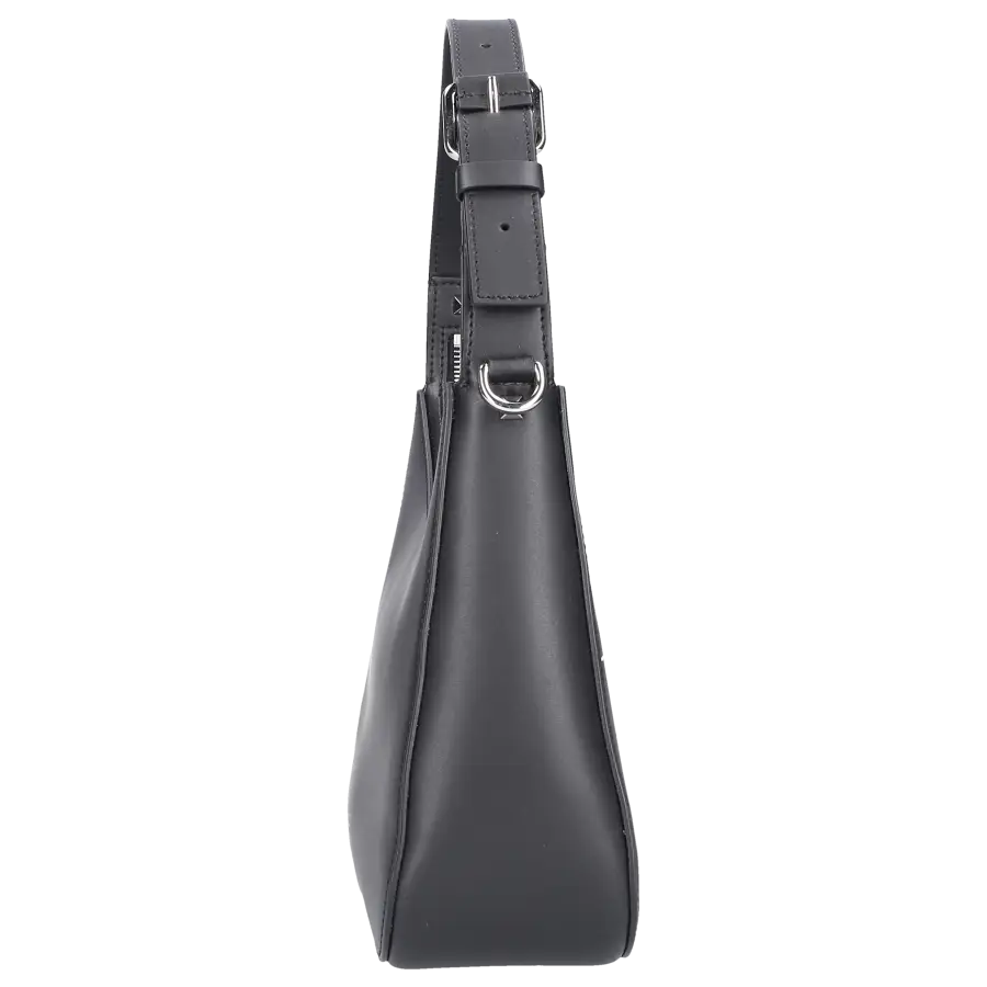 Valentino Garavani - Schultertasche VLTN HOBO Kalbsleder - schwarz