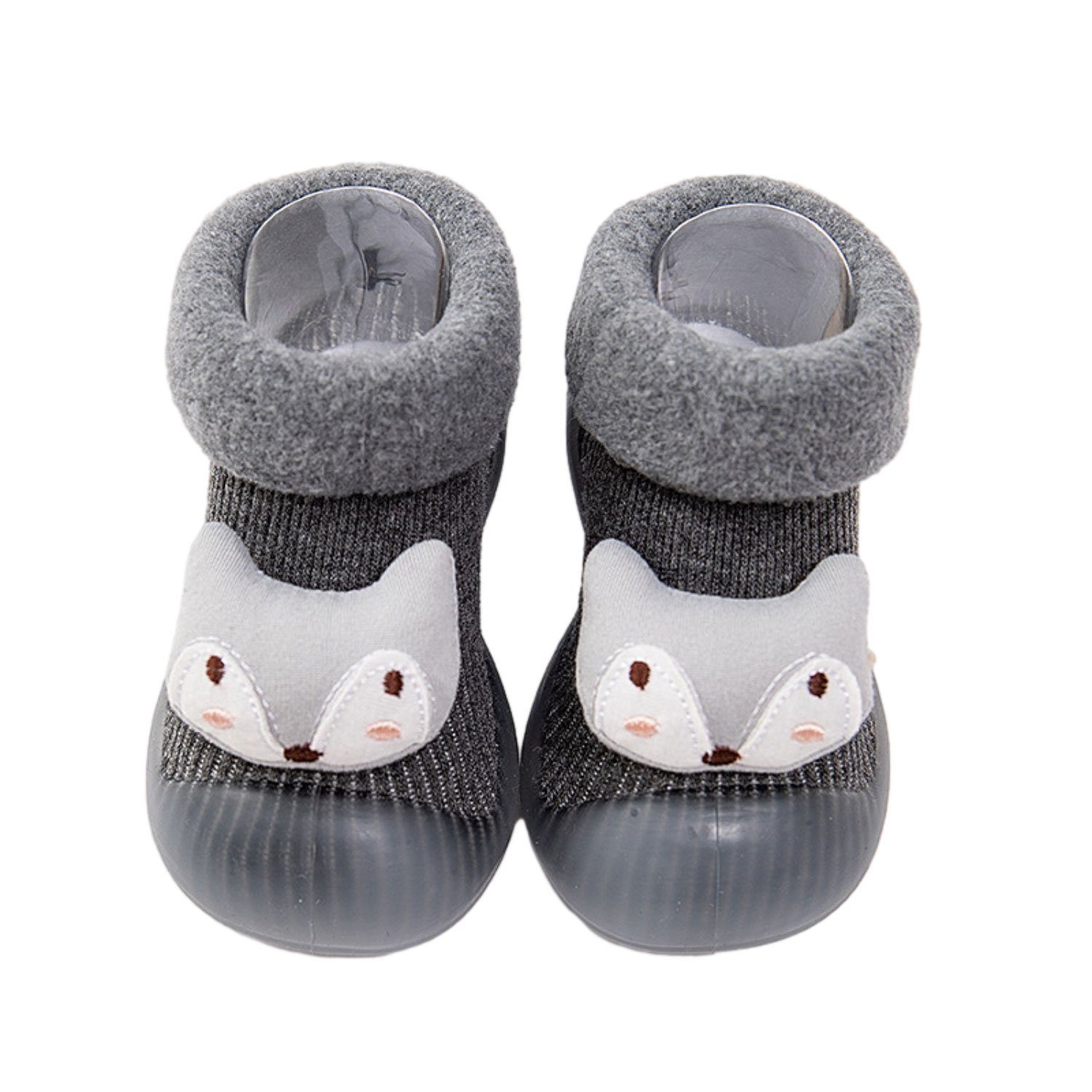 MAGICSHE Warme Kleinkind Hausschuhe Indoor niedlich Schuhe Lauflernschuh