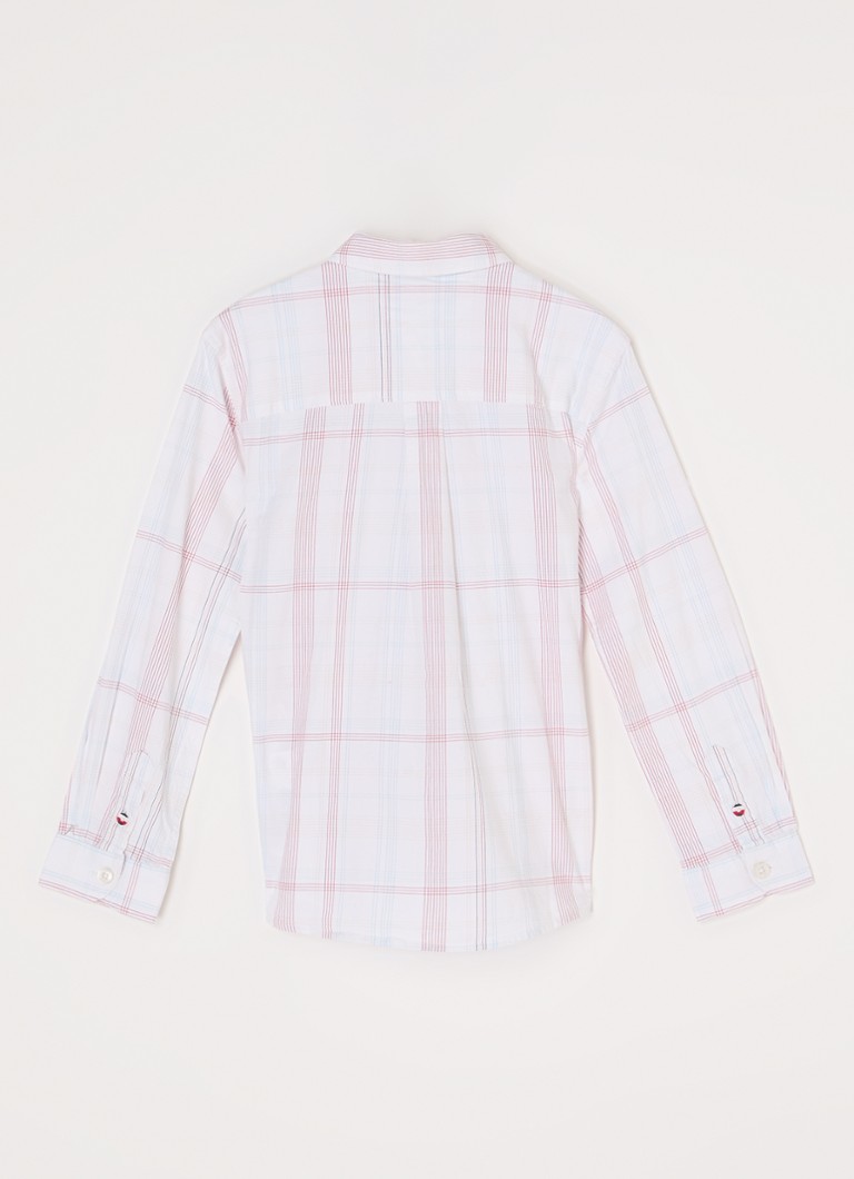Tommy Hilfiger Shirt with check pattern and logo embroidery