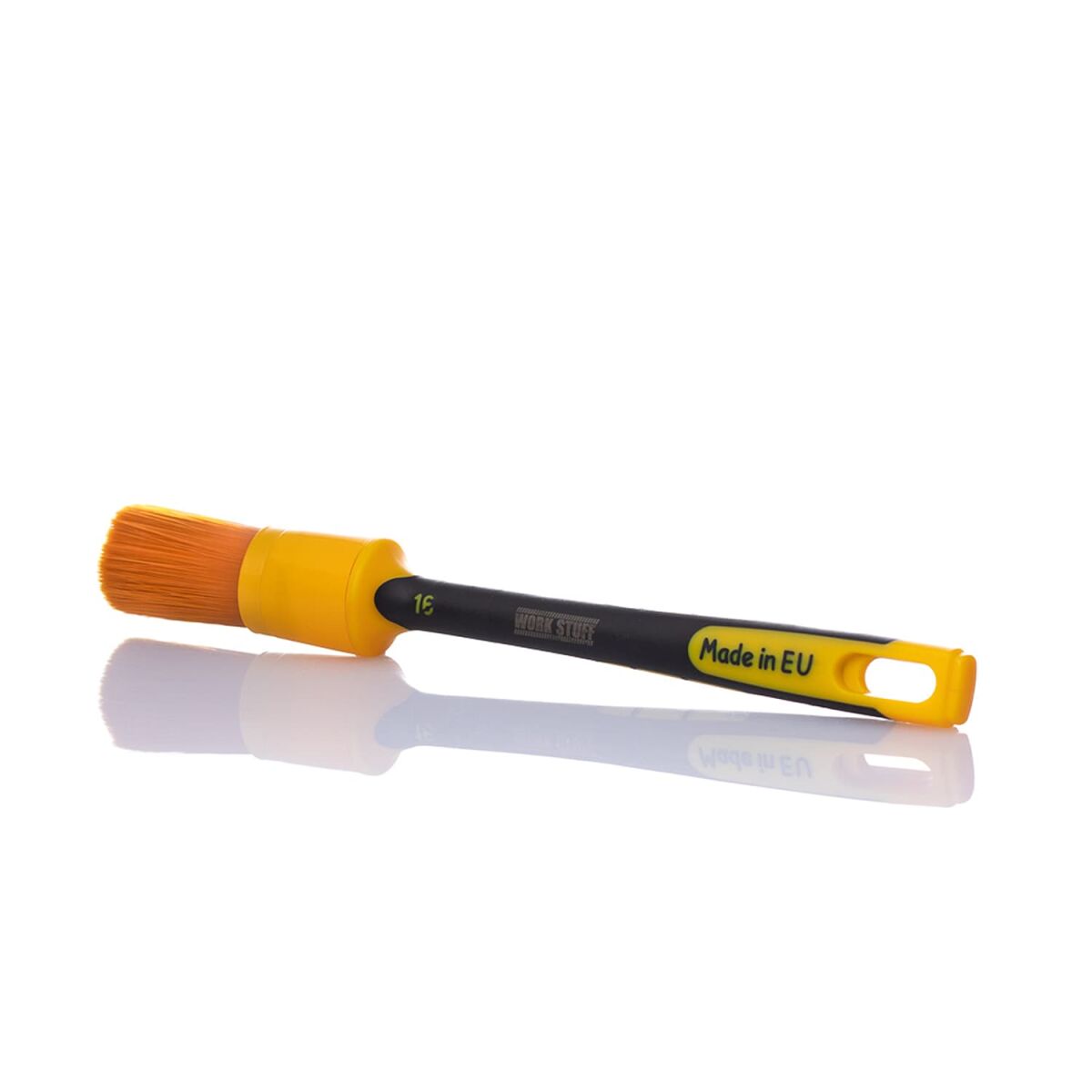 Work Stuff Detailing Brush Rubber Albino Orange 30mm
