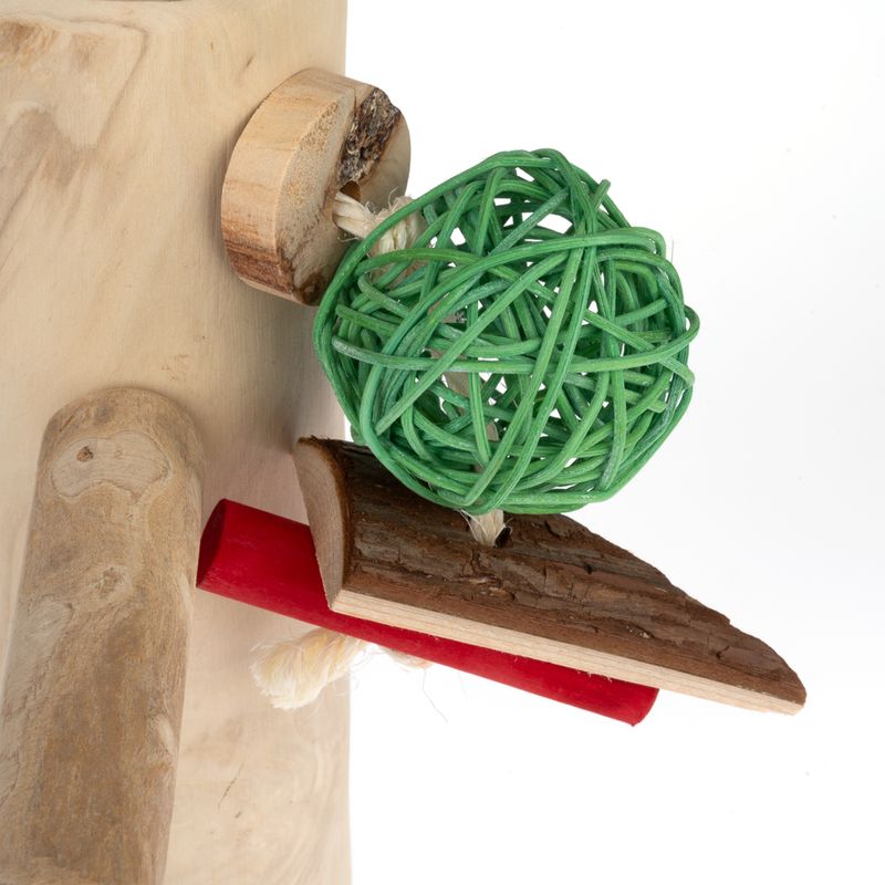 TIAKI XL Kletterstange Swing aus Java Holz