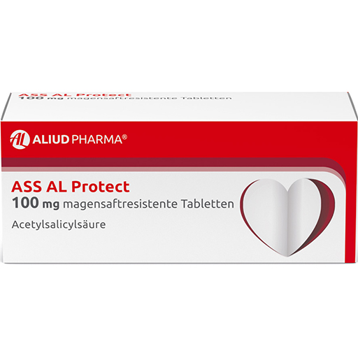 ASS AL Protect 100 mg magensaftresistente Tabletten  100 St  Tabletten, magensaftresistent