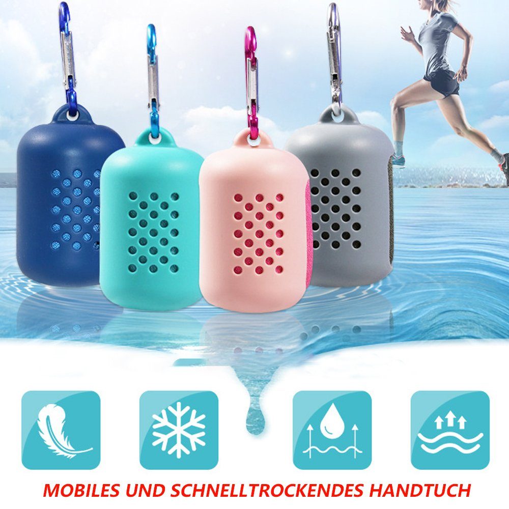 Einemgeld Sporthandtuch 2pcs Cooling Towel für Sport & Fitness, Mikrofaser Handtuch/Kühltuch