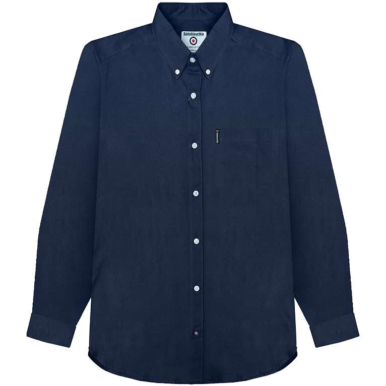 Lambretta Oxford Herren Langarm Hemd RWIS1388