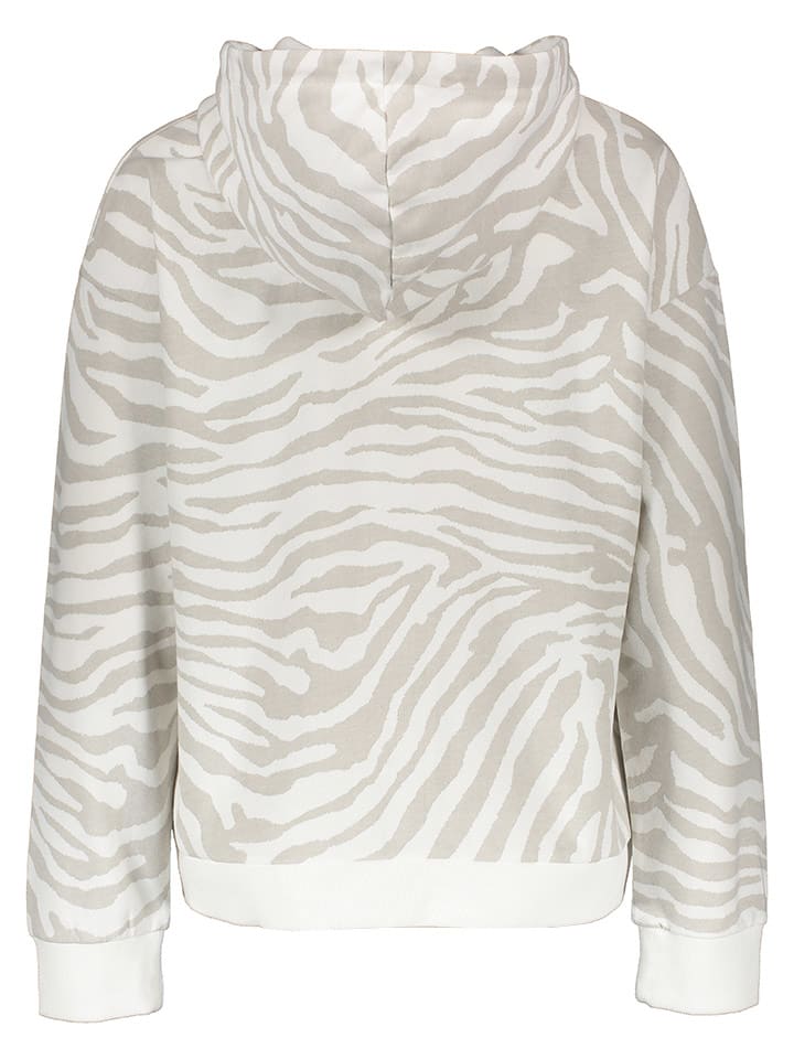 Juvia Sweatjacke in Sand/ Weiß günstig kaufen