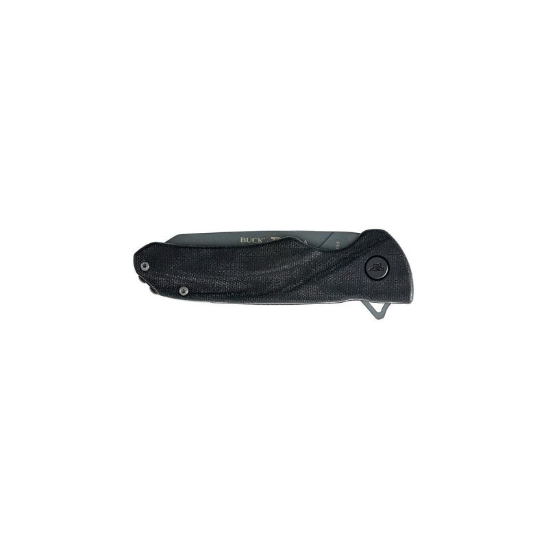 Buck Sprint Ops Pro Black Canvas Micarta S30V 0843BKS