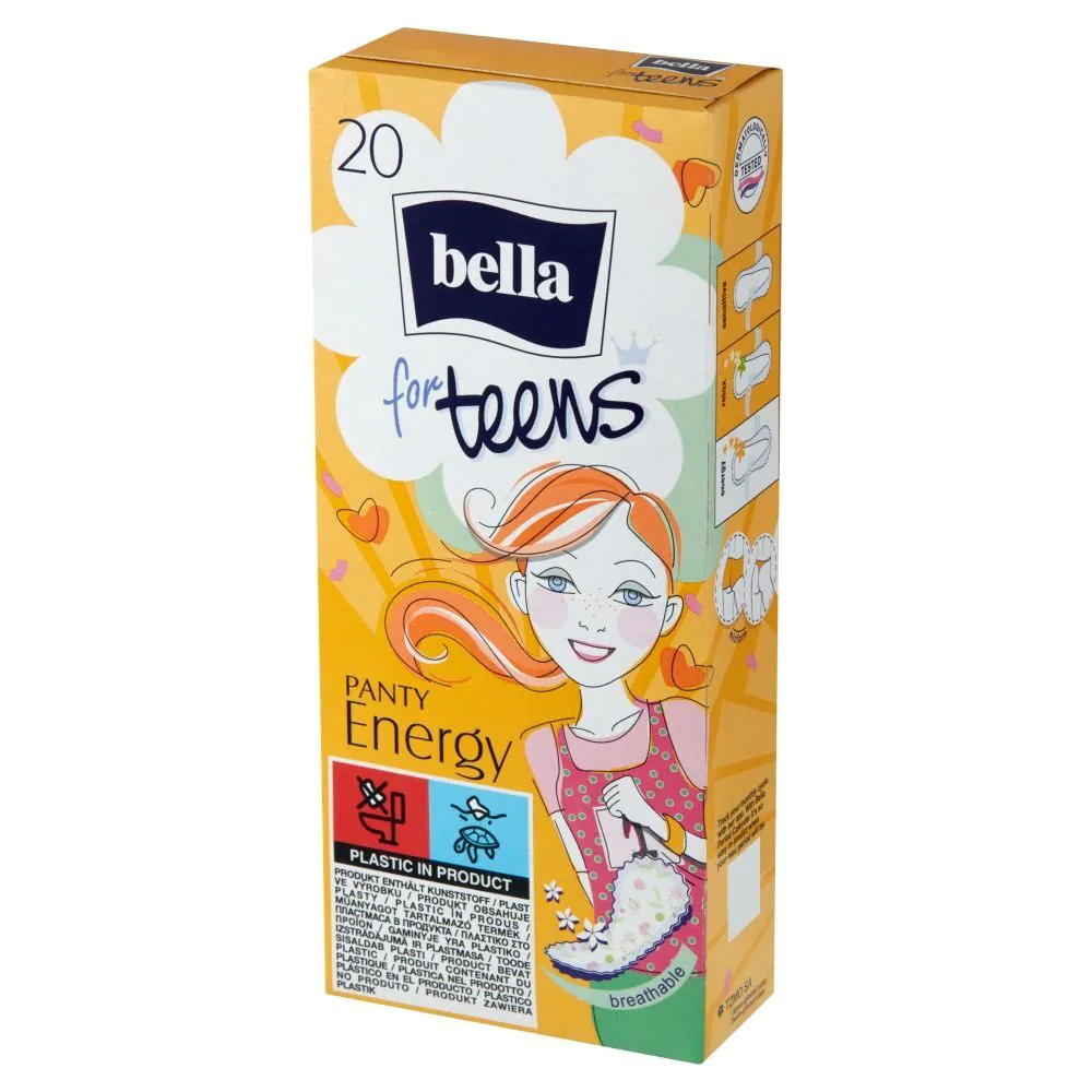 Bella paaugliams skirti įklotai „Energy Panty Injections“