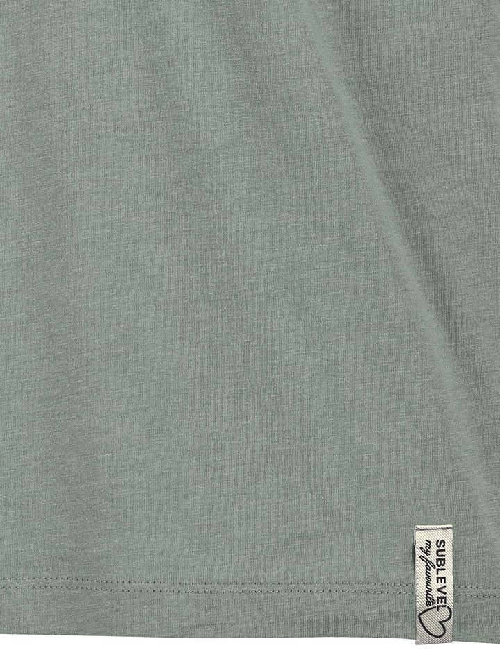 Sublevel 2er-Set: Shirts in Weiß/ Grün günstig kaufen