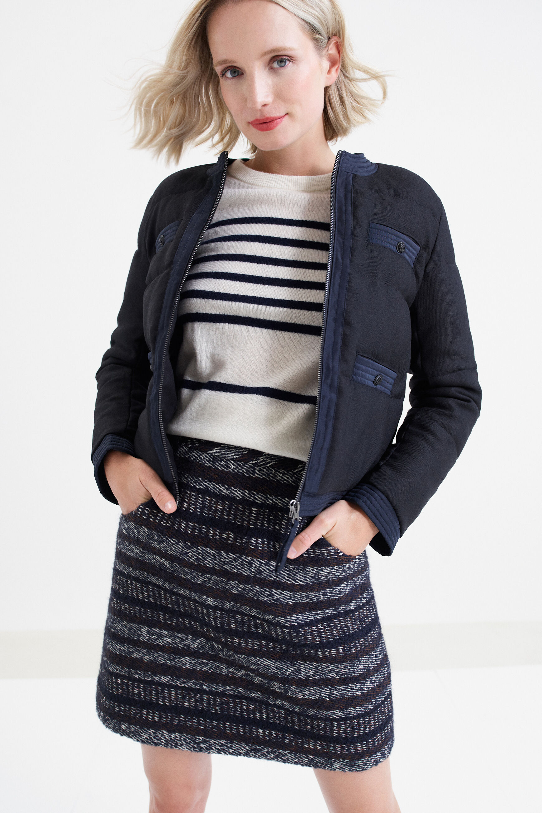 manteau nina noir femme