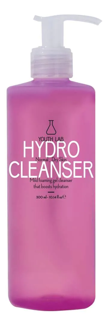 „Youth Lab. Hydro Cleanser“ veido valomasis gelis normaliai ir sausai odai