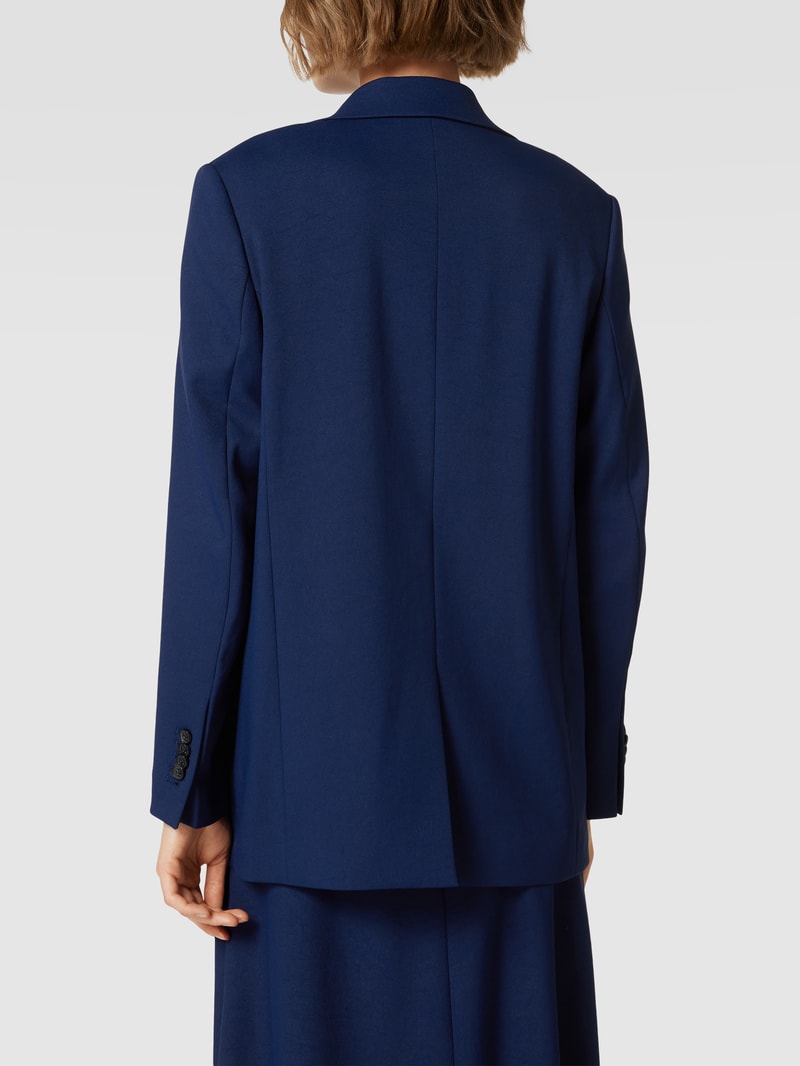 Blazer mit Pattentaschen Modell 'GLENDALE' in marineblau