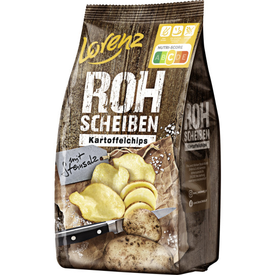 Lorenz Rohscheiben Steinsalz 120G
