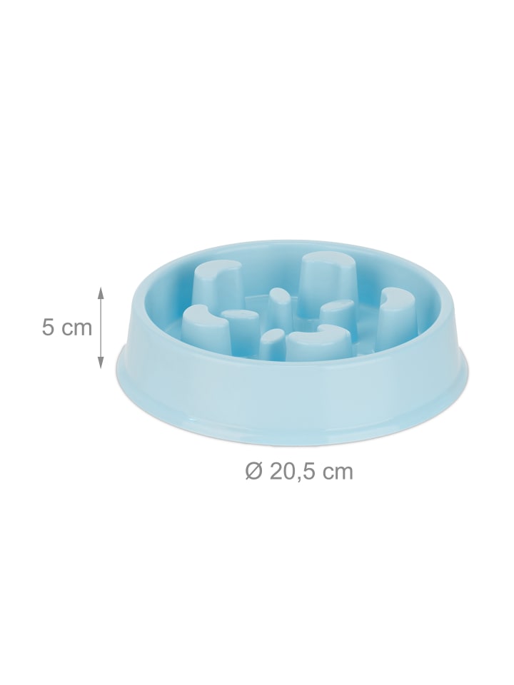 relaxdays Anti Schling Napf in Blau - 600 ml günstig kaufen onesize