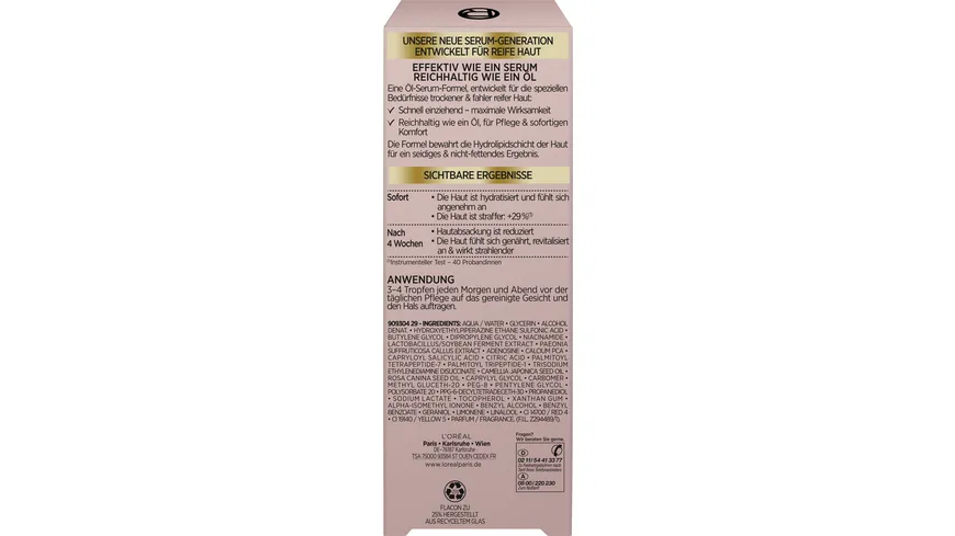 L'Oréal Paris Age Perfect Rosé Öl-Serum 30 ml