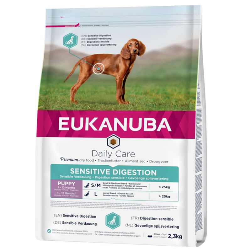 Eukanuba Puppy Sensitive Digestion mit Huhn & Pute