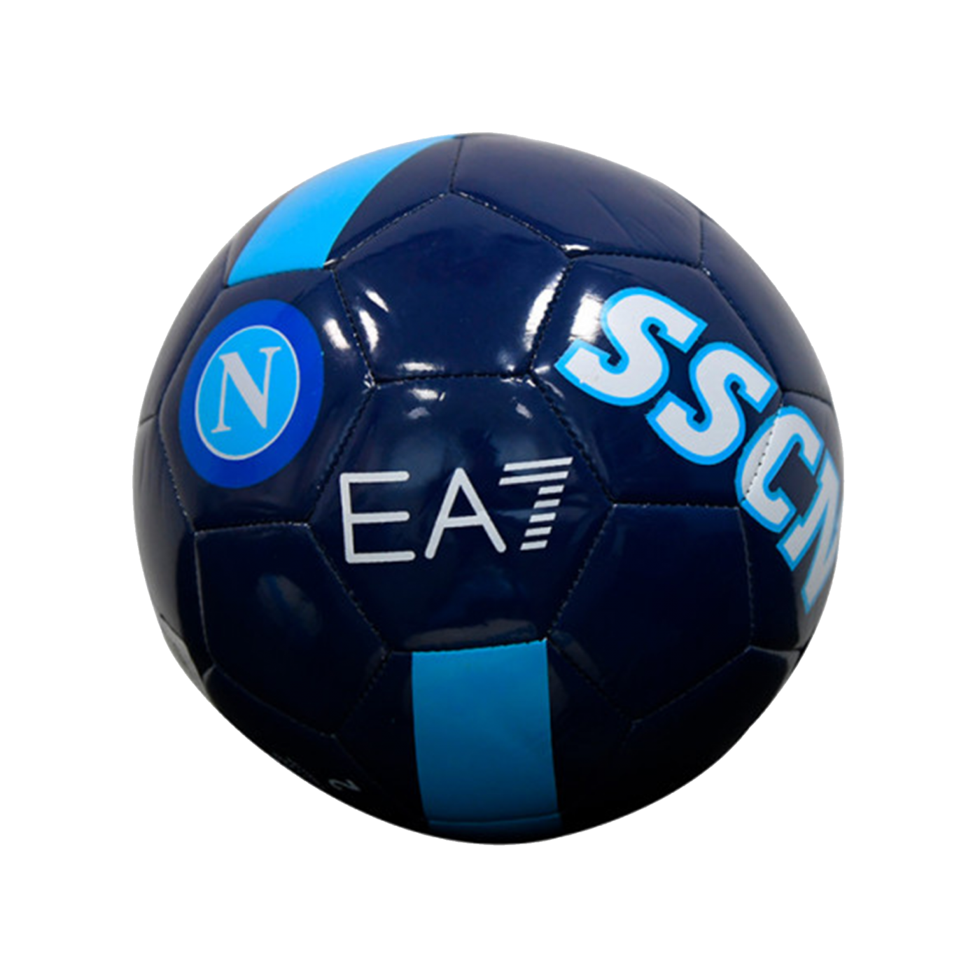 EA7 SSC Neapel Trainingsball Blau