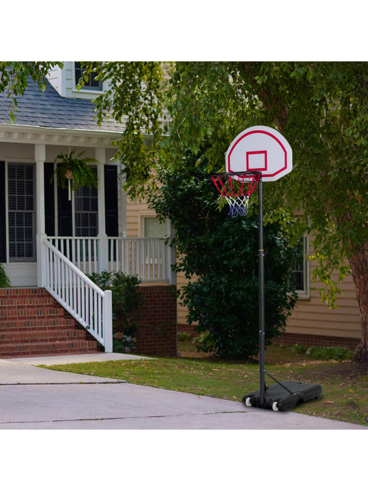 relaxdays Basketballständer in Schwarz/ Weiß günstig kaufen onesize