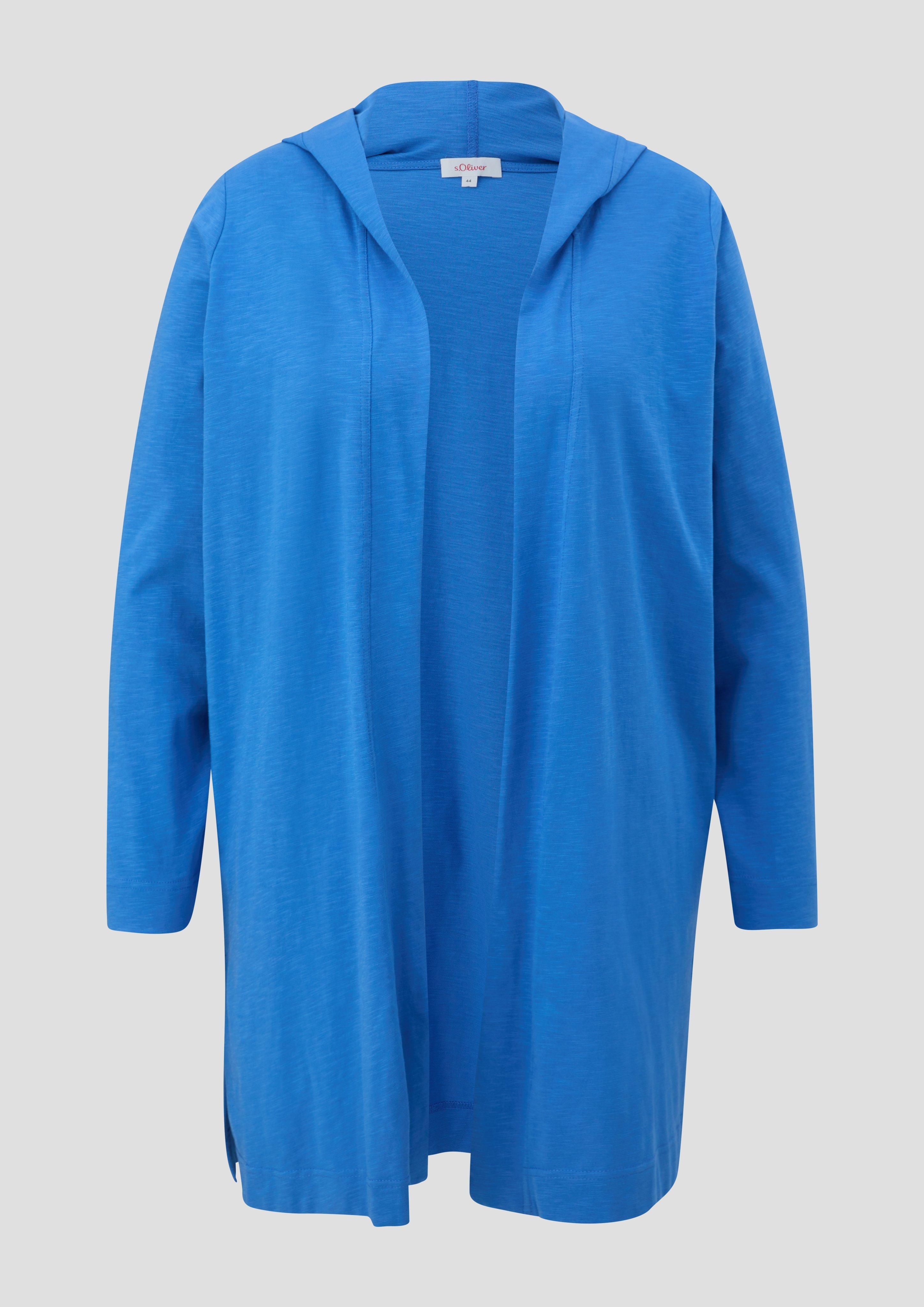 Strickjacke mit Flammgarnstruktur  2149237-5531