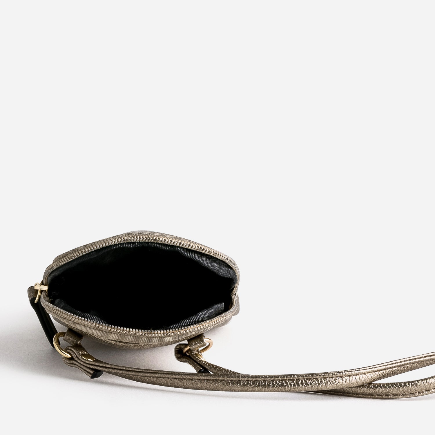 Sac bandoulière bronze pour téléphone portable