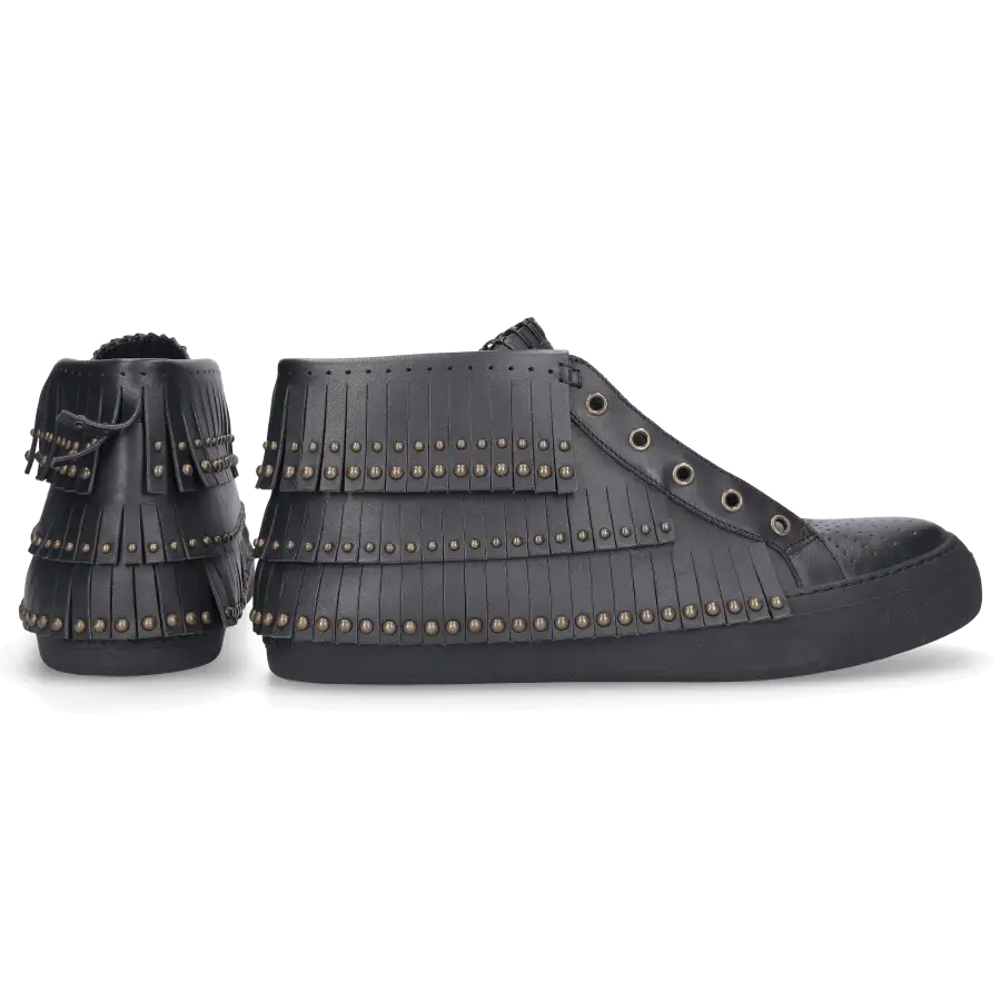 Jimmy Choo - Sneaker high BASTIAN Kalbsleder - schwarz