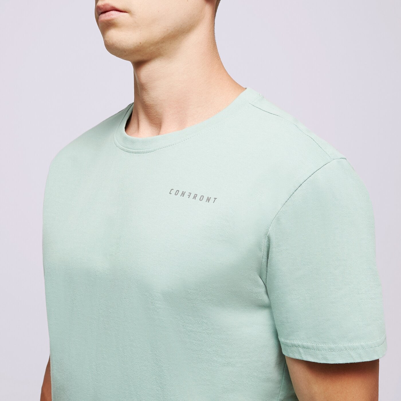 CONFRONT T-SHIRT SMALL LOGO GREEN Grün