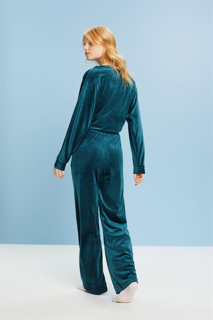 Loungewear-Hose aus Samt