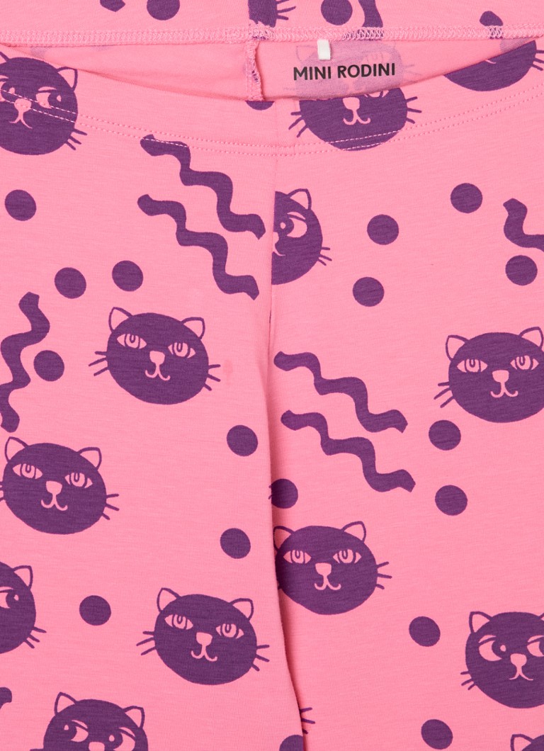 Mini Rodini Squiggly Cats -legginsit printillä