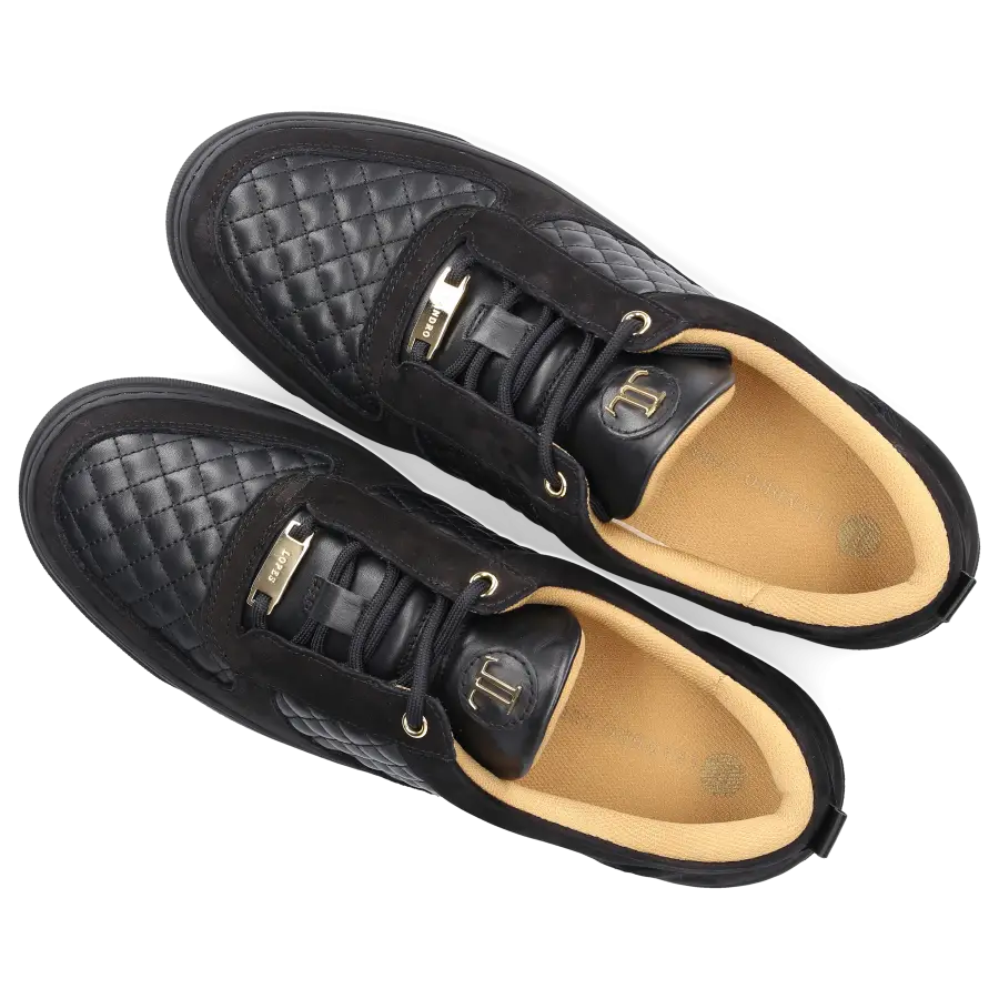Leandro Lopes - Sneaker low FAISCA Veloursleder - schwarz