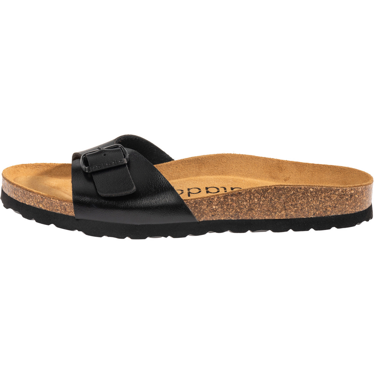 Palado Malta Metallic, Pantoletten, Damen, Metallic Schwarz
