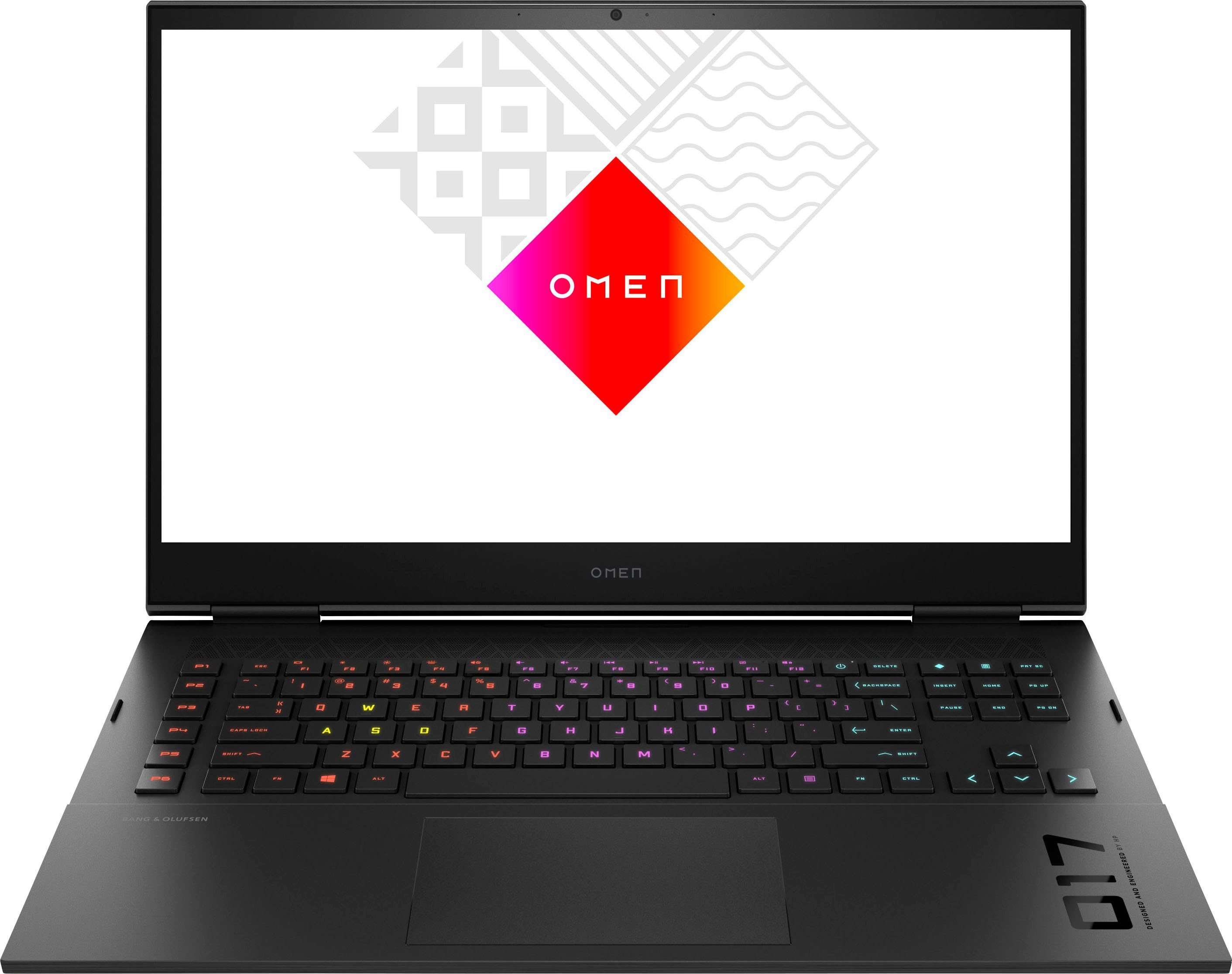 HP Omen 17-cm2076ng Gaming-Notebook (43,9 cm/17,3 Zoll, Intel Core i7 13700HX, GeForce RTX 4070, 1000 GB SSD)