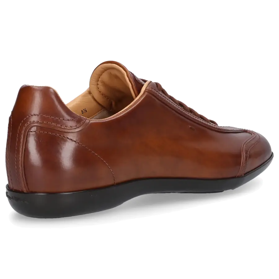 Santoni - Sneaker low AMG Kalbsleder - beige
