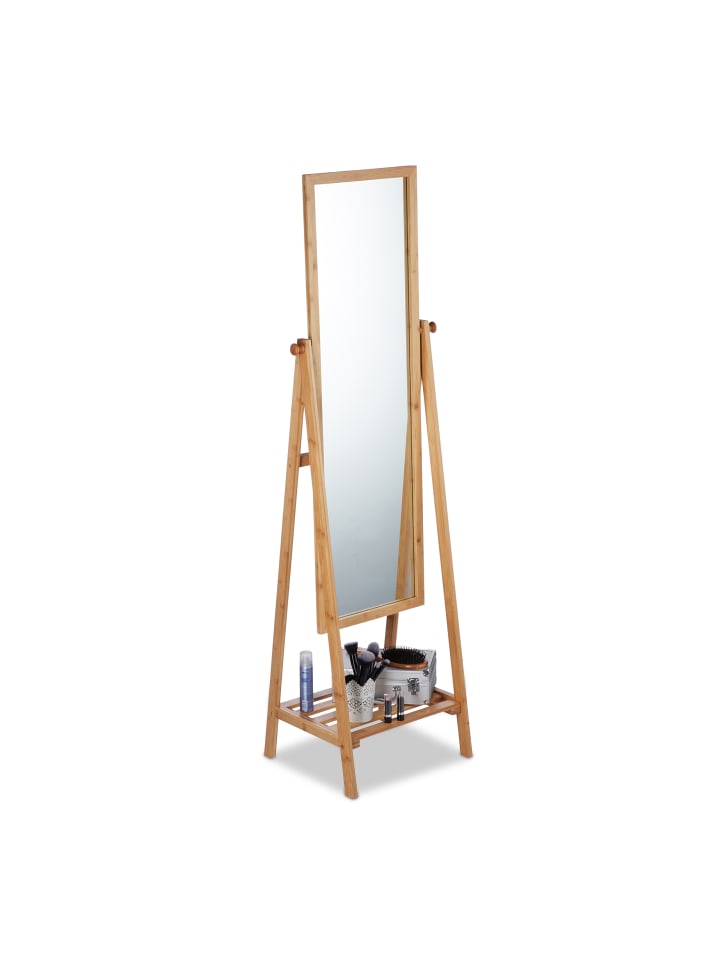 relaxdays Standspiegel in Natur günstig kaufen onesize