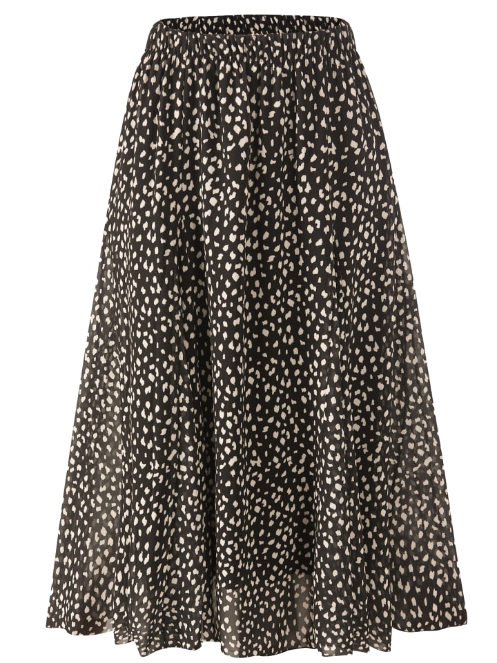 SASSYCLASSY Chiffon Rock in Schwarz günstig kaufen