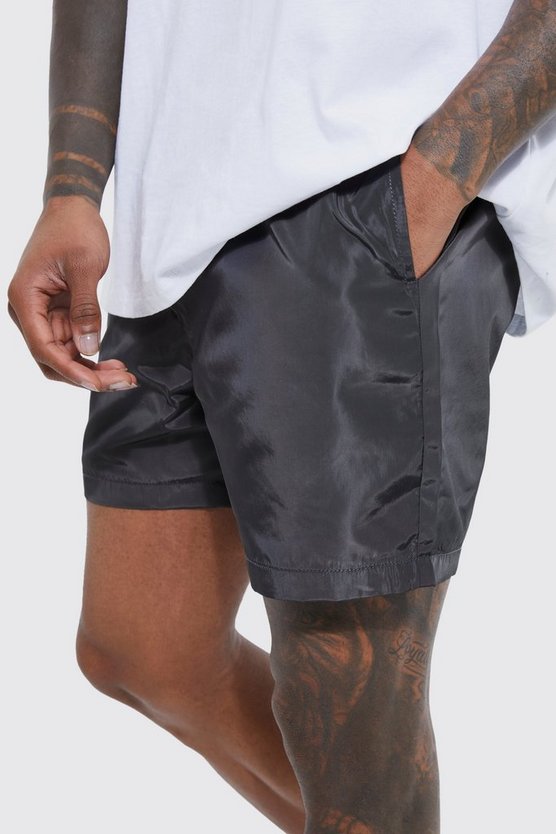 Nylon Shorts mit elastischem Bund