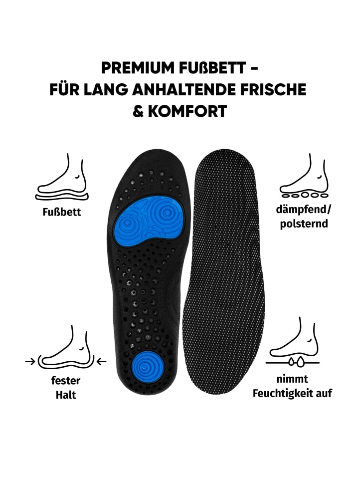 Bama Group Einlegesohle Premium Fußbett Balance Deo in schwarz günstig kaufen