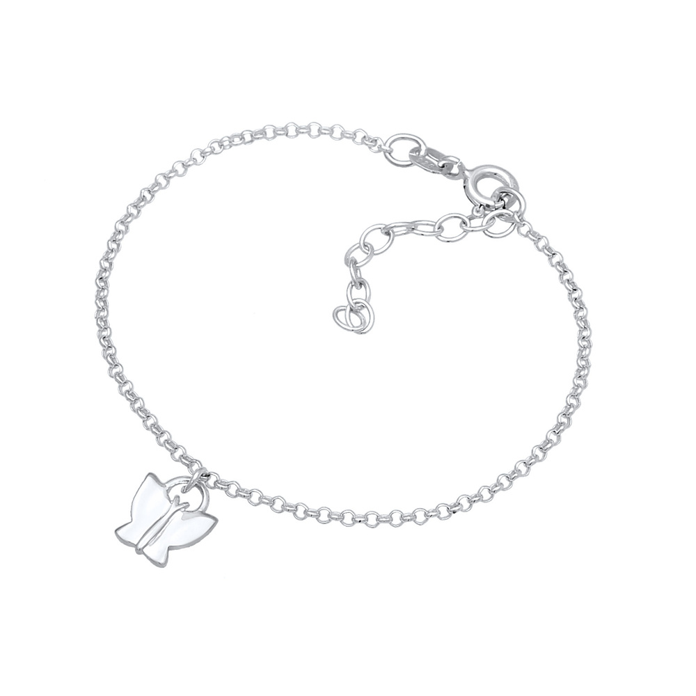 Elli Elli Bracelet Enfants Pendentif Papillon Ludique en argent sterling 925 Bracelet