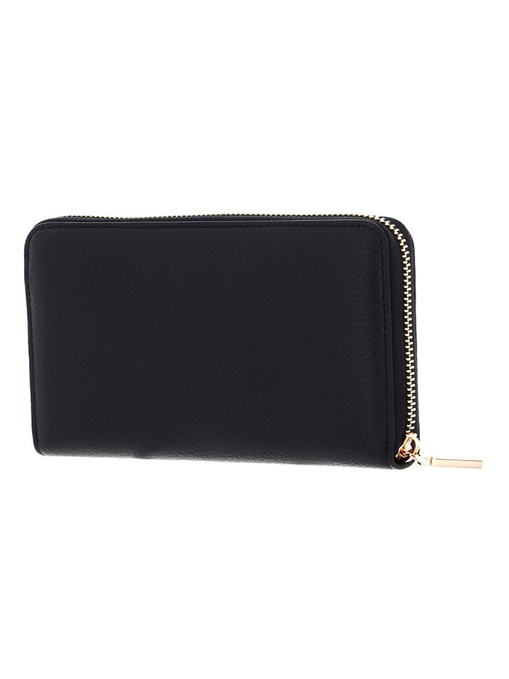 COCCINELLE Leder-Geldbörse in Schwarz - (B)18 x (H)10 cm günstig kaufen onesize