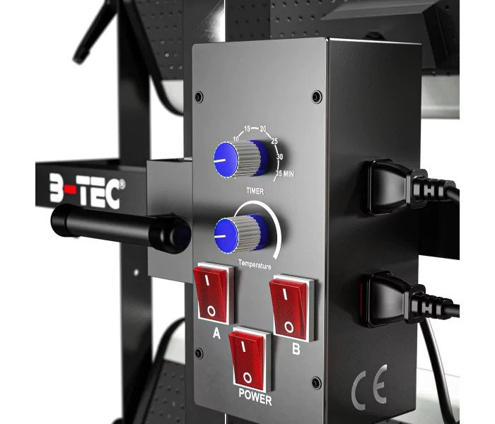 Secador de infravermelho de ondas curtas B-Tec 7300137 IR-X2 com 2 cartuchos